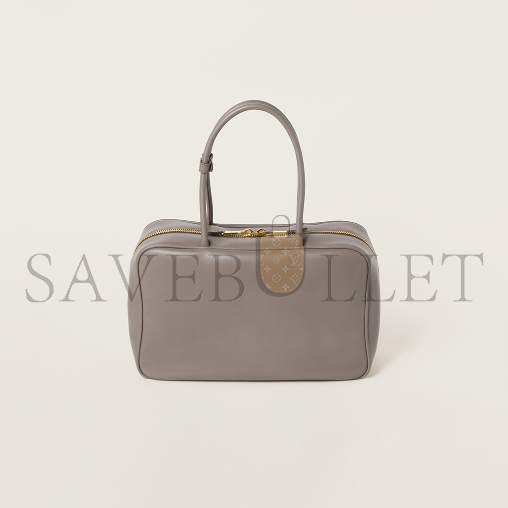 MIU MIU LEATHER BEAU BAG 5BB117 (34-23-10cm) MIU MIU LEATHER BEAU BAG 5BB117 (34-23-10cm)
